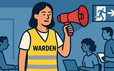 The warden wears runners: emergency roles in a casual workplace